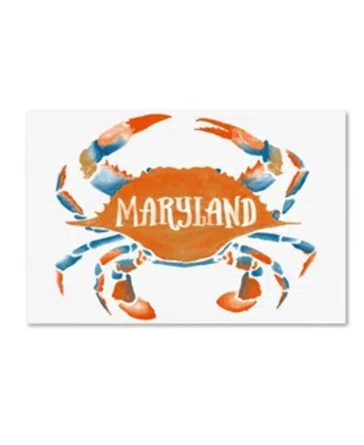 Trademark Global Lantern Press 'crab' Canvas Art In Multi