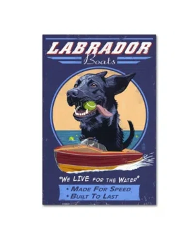 Trademark Global Lantern Press 'dog 4' Canvas Art In Multi