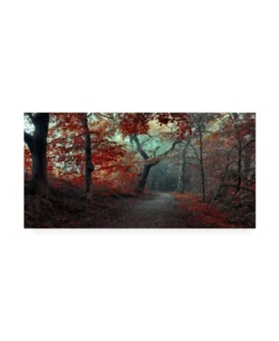 Trademark Global Leif Londal The Red Forest Canvas Art In Multi
