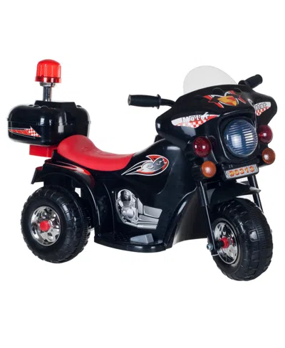 Trademark Global Lil' Rider Kids Police Decals Motorcycle In Black