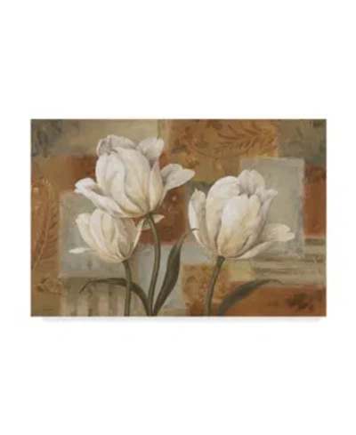 Trademark Global Lisa Audit 'tulip Waltz I' Canvas Art In Multi