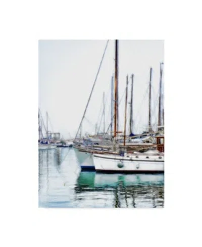Trademark Global Liz Zernich 'trip Boats' Canvas Art In Multi