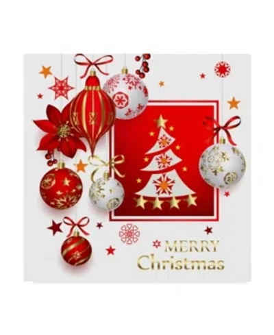 Trademark Global Maria Rytova 'christmas Bright Composition' Canvas Art In Multi