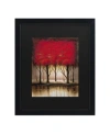 Trademark Global Masters Fine Art Serenade In Red Matted Framed Art In Multi