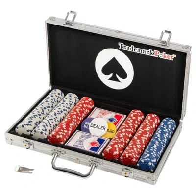 Trademark Global Maverick Poker Chip (set Of 300) In Silver