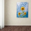 Trademark Global Michael Blanchette Photography 'sunflower Triad' Canvas Art, 14" X 19" In Open Misce