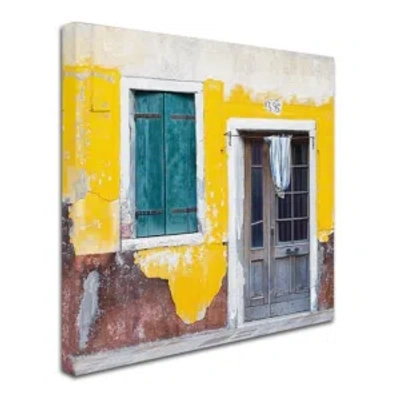 Trademark Global Michael Blanchette Photography 'yellow Chip' Canvas Art, 14" X 14" In Open Misce