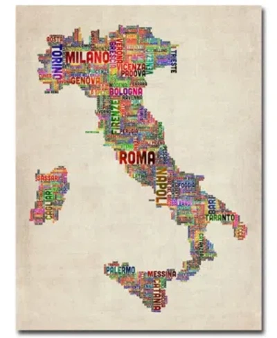 Trademark Global Michael Tompsett 'italy Ii' Canvas Art In No Color