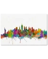 Trademark Global Michael Tompsett 'new York City Skyline' Canvas Art In No Color