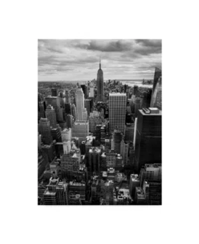 Trademark Global Nina Papiorek 'nyc Downtown' Canvas Art In Multi
