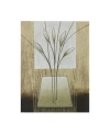 Trademark Global Pablo Esteban Tan And White Floral Abstract Canvas Art In Multi