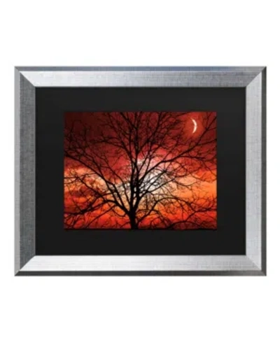 Trademark Global Philippe Sainte-laudy Big Bad Moon Matted Framed Art In Multi