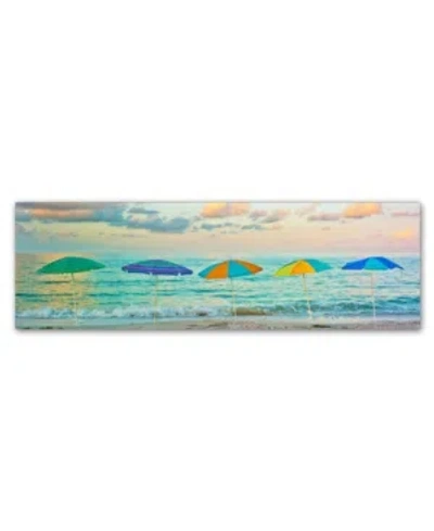 Trademark Global Preston 'florida Party Of Five' Canvas Art In Multi