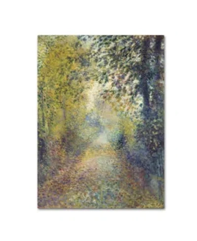 Trademark Global Renoir 'in The Woods' Canvas Art In Multi