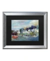 Trademark Global Richard Wallich Dock Matted Framed Art In Multi