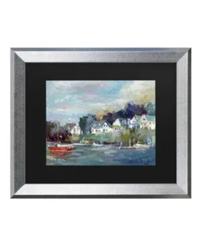 Trademark Global Richard Wallich Dock Matted Framed Art In Multi