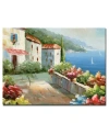 Trademark Global Rio 'mediterranean View' Canvas Art In Multi