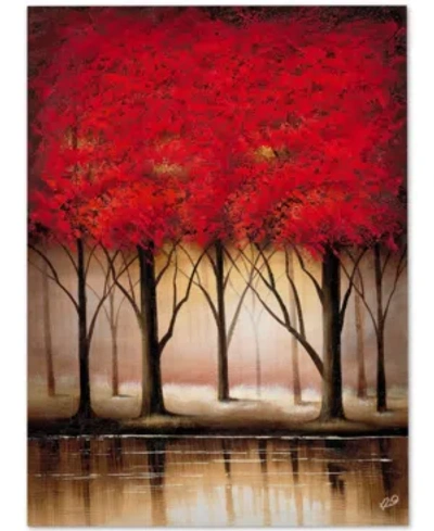 Trademark Global Rio 'serenade In Red' Canvas Art In No Color