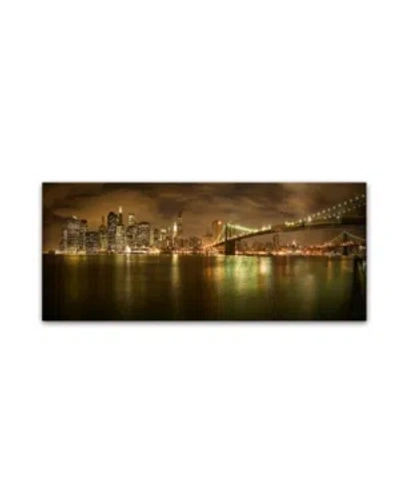 Trademark Global Shubhra Pandit 'new York Skyline' Canvas Art In Multi