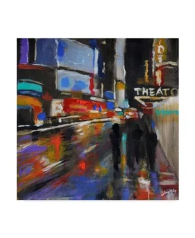 Trademark Global Solveiga 'broadway At Night' Canvas Art In Multi