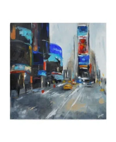 Trademark Global Solveiga 'times Square New York' Canvas Art In Multi