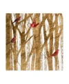 Trademark Global Studio W Red Bird Christmas I Canvas Art In Multi