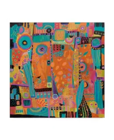 Trademark Global Sue Davis My Happy Place Abstract Modern Canvas Art In Multi