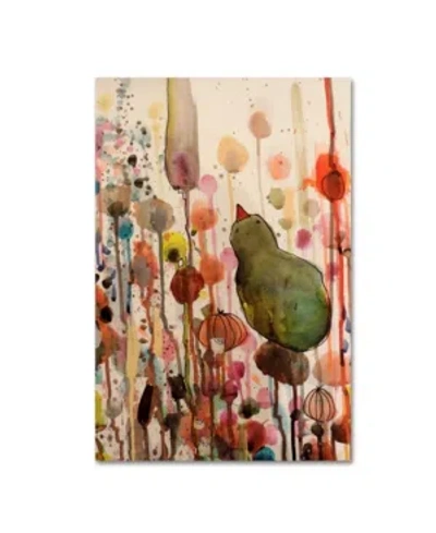 Trademark Global Sylvie Demers 'waiting' Canvas Art In Multi