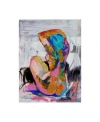 Trademark Global Tadeo Zavaleta At The Beach Abstract Canvas Art In Multi