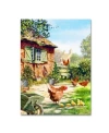 Trademark Global The Macneil Studio 'chicken And Hens' Canvas Art In Multi