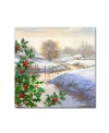 Trademark Global The Macneil Studio 'christmas Stream' Canvas Art In Multi