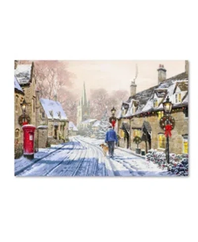 Trademark Global The Macneil Studio 'christmas Village X2' Canvas Art In Multi