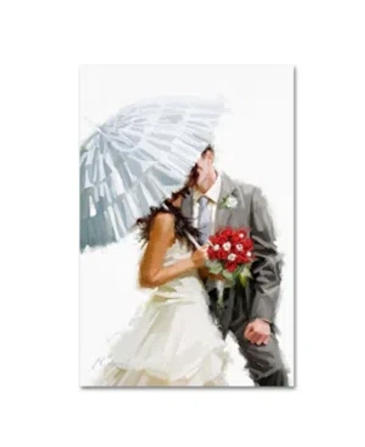 Trademark Global The Macneil Studio 'wedding Parasol' Canvas Art In Multi