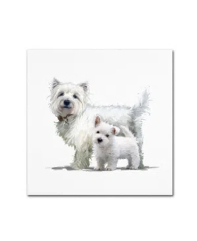 Trademark Global The Macneil Studio 'westie' Canvas Art In Multi