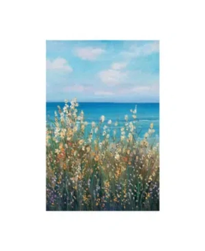 Trademark Global Tim Otoole Flowers At The Coast Ii Canvas Art In Multi