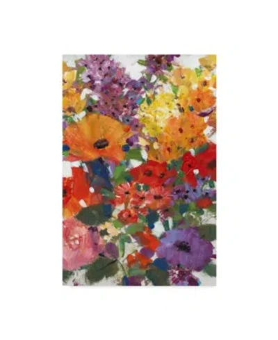 Trademark Global Tim Otoole Fresh Floral I Canvas Art In Multi