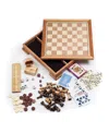 Trademark Global Trademark Games Deluxe 7-in-1 Game Set In Brown