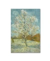 Trademark Global Van Gogh 'the Pink Peach Tree' Canvas Art In Multi