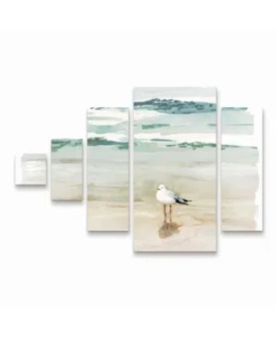 Trademark Global Victoria Borges Seagull Cove Ii Multi Panel Art Set Right Heavy Diamond