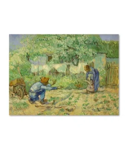 Trademark Global Vincent Van Gogh 'first Steps' Canvas Art In Multi