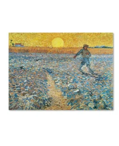 Trademark Global Vincent Van Gogh 'sower 1888' Canvas Art In Multi
