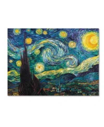 Trademark Global Vincent Van Gogh 'starry Night' Canvas Art In Multi
