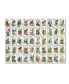 Trademark Global Vintage Apple Collection '50 Birds' Canvas Art In Multi