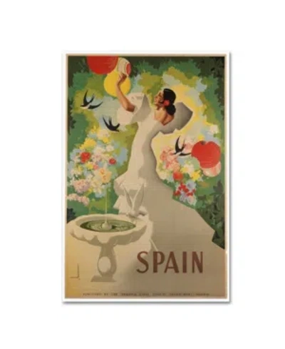 Trademark Global Vintage Apple Collection 'spain Morell' Canvas Art In Multi