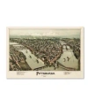 Trademark Global Vintage Lavoie 'pittsburgh Pennsylvania' Canvas Art In Multi