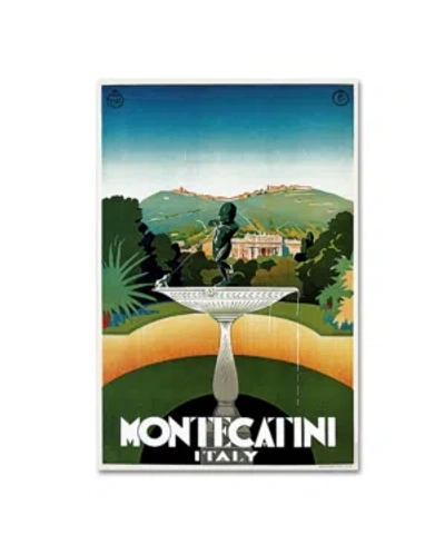 Trademark Global Vintage Lavoie 'travel 17' Canvas Art In Multi