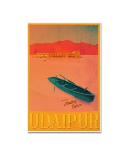 Trademark Global Vintage Lavoie 'travel 278' Canvas Art In Multi