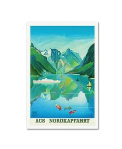 Trademark Global Vintage Lavoie 'travel Ship 123' Canvas Art In Multi