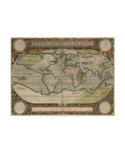 Trademark Global Vision Studio Antique World Map Canvas Art In Multi