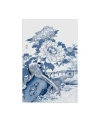 Trademark Global Vision Studio Blue & White Asian Garden Ii Canvas Art In Multi